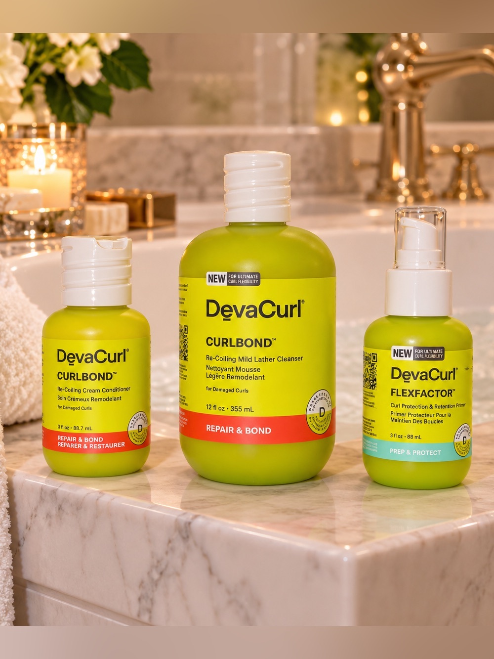 DevaCurl CurlBond 3-Piece Curl Repair Set